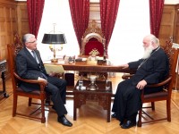 Συνάντηση Υπουργού Υγείας, κ. Ανδρέα Θ. Λυκουρέντζου, με τον Αρχιεπίσκοπο Αθηνών και πάσης Ελλάδος,  κ.κ Ιερώνυμο