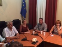 Επίσκεψη της Υφυπουργού Υγείας, Κατερίνας Παπακώστα, στην Λέρο.