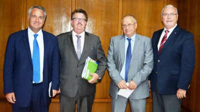 Συνάντηση του Υπουργού Υγείας, Μάκη Βορίδη, με τον Γερμανό Υφυπουργό Εργασίας, Χ.Γ. Φούχτελ.