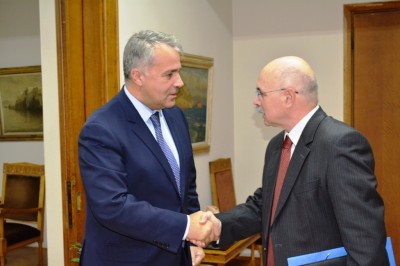 Συνάντηση του Υπουργού Υγείας, Μάκη Βορίδη, με τον Εθνικό Συντονιστή για την καταπολέμηση της διαφθοράς, Ιωάννη Τέντε.