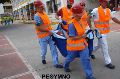 Ασκήσεις ετοιμότητας μεγάλης κλίμακας στα νοσοκομεία Χανίων, Ρεθύμνου, Αγ. Νικολάου και Ηρακλείου