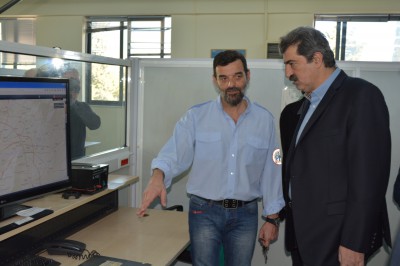Επίσκεψη του αναπληρωτή υπουργού Υγείας, Παύλου Πολάκη στην Κεντρική Υπηρεσία του ΕΚΑΒ 