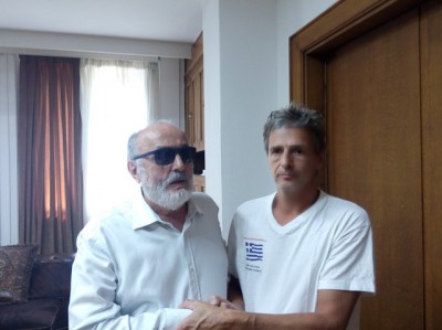 Συνάντηση του Υπουργού Υγείας κ. Παναγιώτη Κουρουμπλή με τον ιδρυτή της οργάνωσης ''Βοήθεια για την Ελλάδα'' κ. Έρβιν Σρουμπφ 28-07-2015