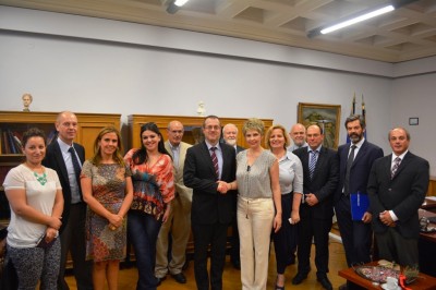Συνάντηση της Υφυπουργού Υγείας, Κατερίνας Παπακώστα, με υψηλόβαθμα στελέχη του Παγκόσμιου Οργανισμού Υγείας.